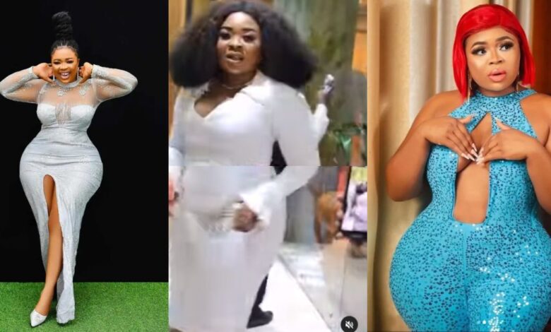 "She Forgot To Widen Her Hips Before Stepping Out" Adu Safowaah Criticized As She Keep Appearing With Different Body Shapes.