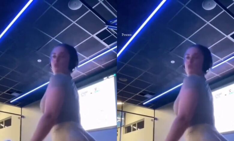 Another Lady With Soft Nyᾶsh Flaunts It At The Gym As She Shakes To A Popular Sound (Video)