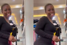 Another Slay Queen In Tight Black Dress Shakes Her Bouncy Baka To The Tune Of Popular 'Water' Song (Video)
