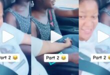 Romance In A Car? - Ghanaians Are Shocked As A Video Of Couples Playing With Their Private Parts In A Moving Car Trends On Line.