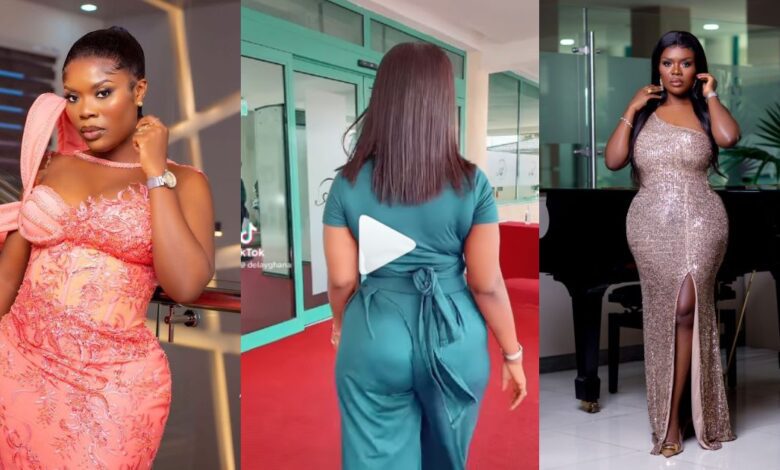 "The Only Real A$$ Left In Ghanaian Showbiz, Very Soft Like Abidjan Sardine" - Fans Praises Delay As She Shakes Her Backside In A Trending Video
