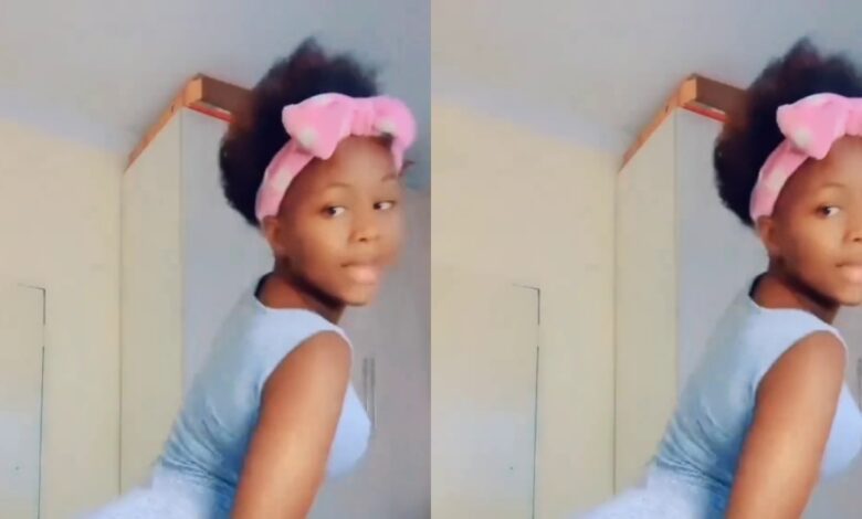 Cute And Pretty: Netizens React To A Lady's Video As She Shakes Her Bouncy Nyᾶsh To The Beats Of 'Water' Song (Video)