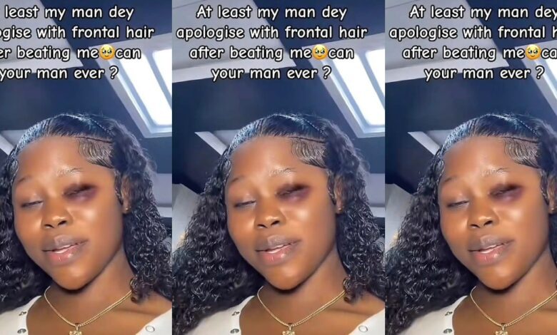 "Whenever My Boyfriend Beats Me He Apologizes With An Expensive Frontal" - A Nigerian Lady Adukе Reveals
