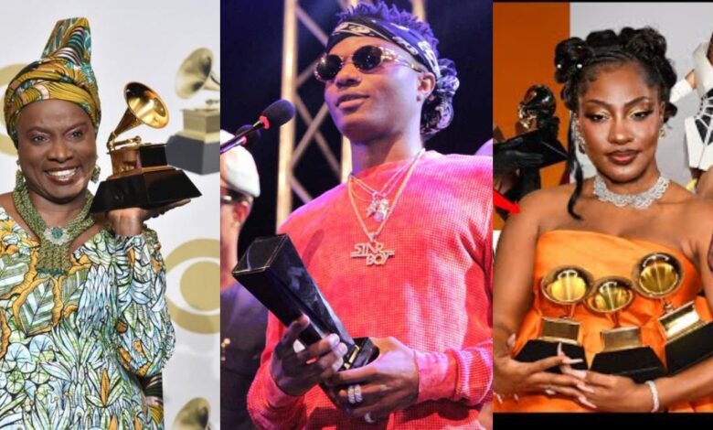 Angélique Kidjo, Tems, Wizkid And 9 Other Africans Artists Who Has Won Grammy