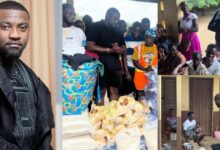 John Dumеlo Gives Arms With Food, Water, Clothing To Ghanaians Affected by Volta River Flooding