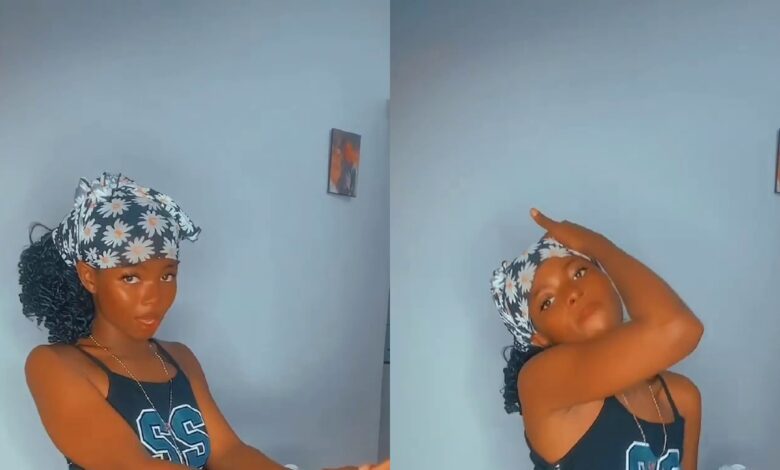 Slay Queen In Black Pants Records Herself Doing S3xy Dance In Her Room Just For Likes