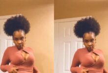 Lady Takes TikTok To Another Level As She Entertains Fans With Her Nyᾶsh While Wearing A See-through Dress (Video)