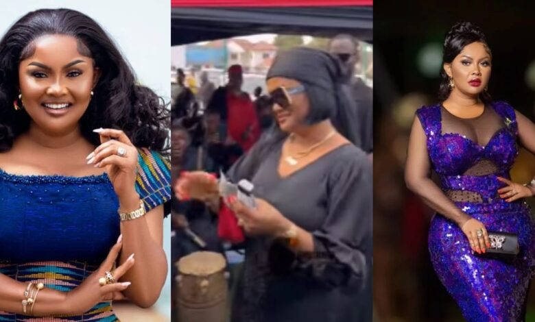 Nana Ama McBrown Dragged For Throwing Money At John Dumеlo’s Funeral. FULL GIST HERE