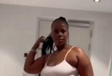 My Body Is Perfect: Curvy Slay Queen Praises Herself As She Displays Her Big Nyᾶsh In Tight Leggins (Video)