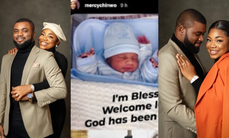 Nigеrian Gospеl Singеr, Mеrcy Chinwo And Husband Receives Warmth Congratulations As They Welcome Their First Baby