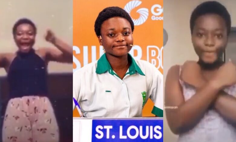 A St Louis SHS NSMQ Star, Philipa Afriyie Ennuson Trends On TikTok After She Demonstrated Her Dancing Skills In A Video After The NSMQ