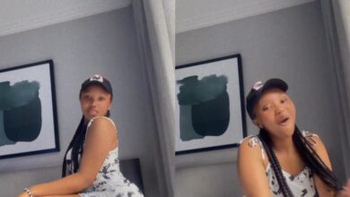Pᾶntless Slay Queen Flashes Her 'Punani' While Tw3rking In A Short Dress In Her Bedroom - Video