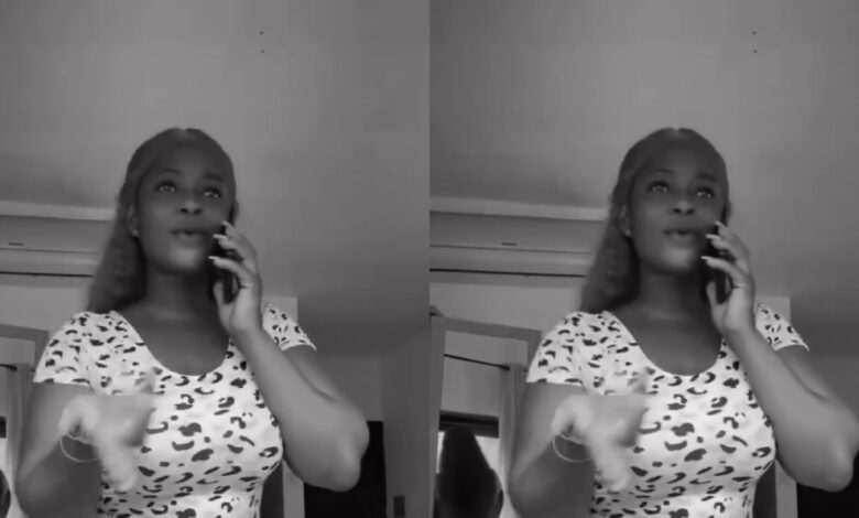 Slay Queen Jams To Gospel Song While Flaunting Her Endowed Body In A Tight Dress - Video