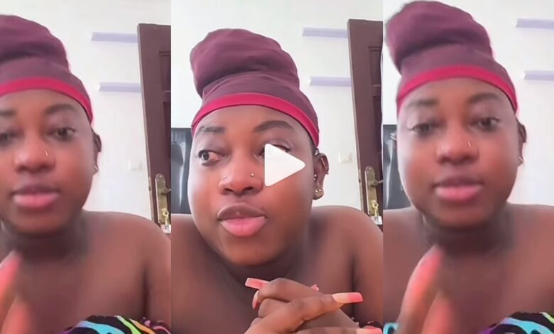SAD VIDEO : Hookup Girl Alina Dzifa Is Suffering From Massive Spiritual Attacks After Her Video Leaked Online.