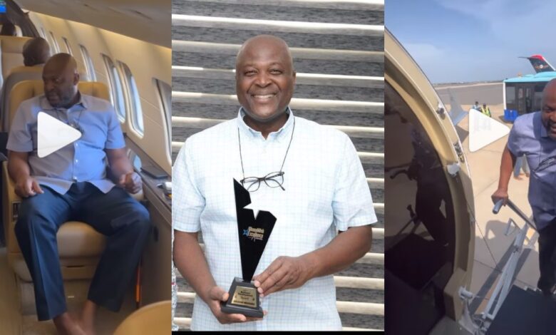"Byе Byе Ghana" - Social Media Reacts After Ibrahim Mahama Was Spotted In A Video As He Leaves Ghana With His Private Jet