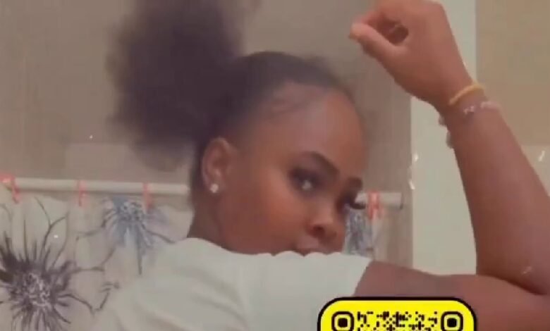 Another Lady Records Herself In Pants And Shakes Her Backside For Trend - Video