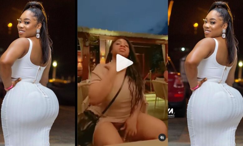 Fans Go Crazy As Moesha Buduong Displays Her New Brown Underwear In A Trending Video