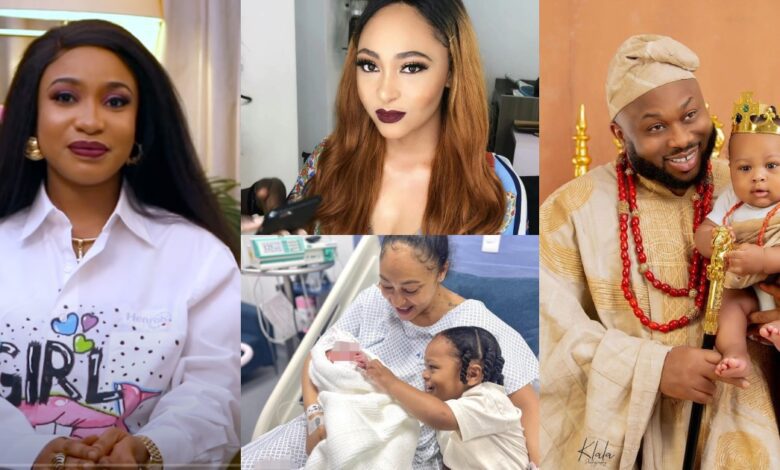 Beautiful Atmosphere As Olakunlе Churchill Tonto Dikeh's Ex Husband Welcomes New Baby With His New Wife