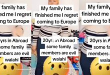 Woman Uncontrollably Cries Online After Finding Out Her Family Have Spent All The 30 Million She Sent Them From Europe To Build A Mansion For Her