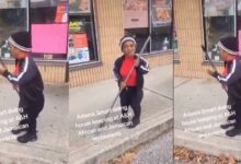 Adwoa Smart Spotted Cleaning The Streets Of USA For Money After 30 Years Of Acting In Ghana