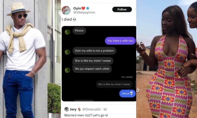 “My Wife Is Like My Sister” – Man Denies Wife As He Meets New Beautiful Lady