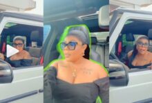 After Tirelessly Campaigning For Bawumia, Afia Schwarzenegger Flaunts In Her Brand New Luxurious G-Wagon