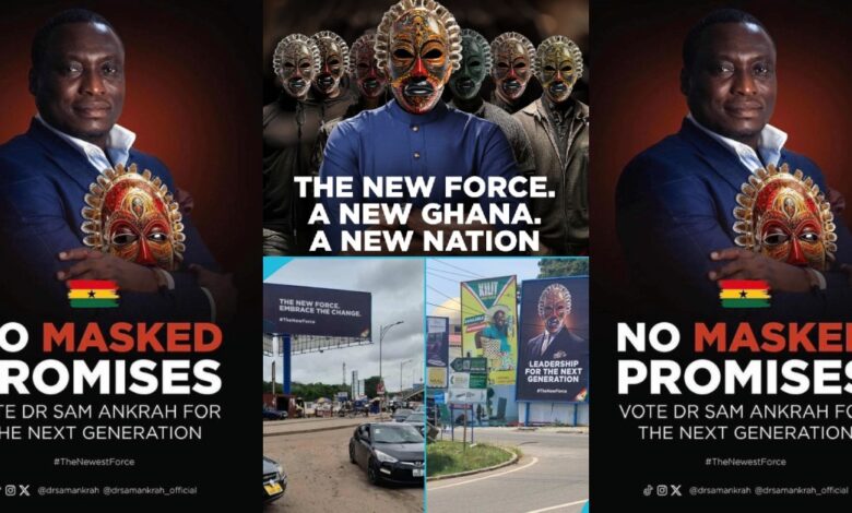 Meet Dr. Sam Ankrah, The Face Behind The Trending Mask On Billboard, The New Force