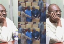 Kennedy Agyapong Refuses To Shake Hands With His Fellow NPP MPs In Parliament