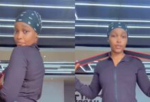 Lady In Short Undies Flaunts Her Nyᾶsh Progress After Hitting The Gym - Video