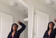 Lady Storms The Internet As She Tw3rks In A Black Pants - Watch Video