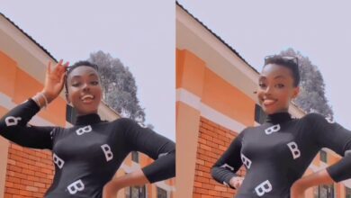 Pretty Lady Flaunts Her Big Hips While Jamming To A Song - Watch Video