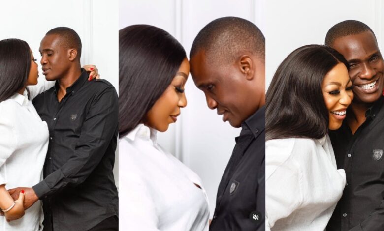"To The One I Am In Sync With" - Rita Dominic Says As She Celebrates Her Husband's Birthday