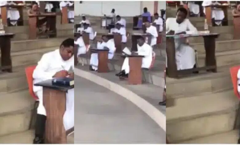 "How Can You Even Copy?" – Sitting Arrangements Of Reverend Fathers Writing Examination Shocks Social Media Users