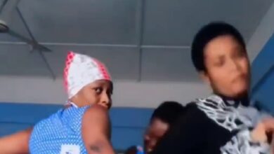 SHS girls storm the internet as they tw3rk in their school uniform in the classroom - Watch video
