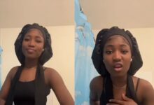 Slim Lady In A Short Jeans Jams To A Popular Native Song - Watch
