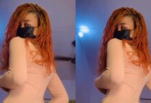 Small Nyᾶsh Dey Shake - Reactions As Lady Shakes Her Small But Soft Nyᾶsh To Shame Critics (Video)