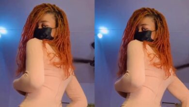 Small Nyᾶsh Dey Shake - Reactions As Lady Shakes Her Small But Soft Nyᾶsh To Shame Critics (Video)