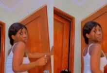 Thick And Juicy - Netizens Goes Gaga Over A lady's Video As She Tw3rks In A Tight White Dress - Watch