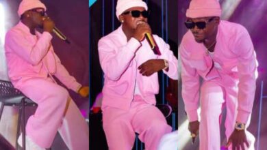Ladies All Over Kuami Eugene As Her Dazzls In all Pink At love and Chaos Concert - Video