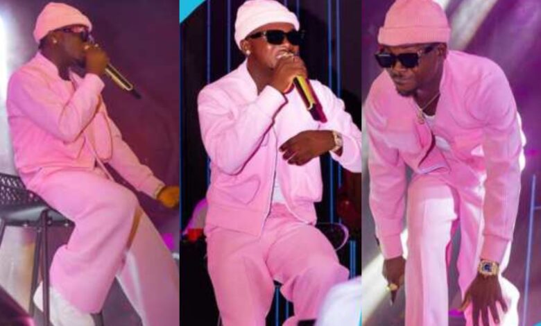 Ladies All Over Kuami Eugene As Her Dazzls In all Pink At love and Chaos Concert - Video