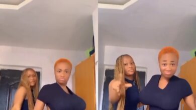 Two Slay Queens Show Their Dancing Skills As The One With Big Breἁst Shakes It Like Gelly In Their Room - Watch Video