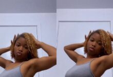 Upcoming Slay Queen Goes Half-Nᾶked For Likes As She Flaunts Her Body In Only Green Panty - Video