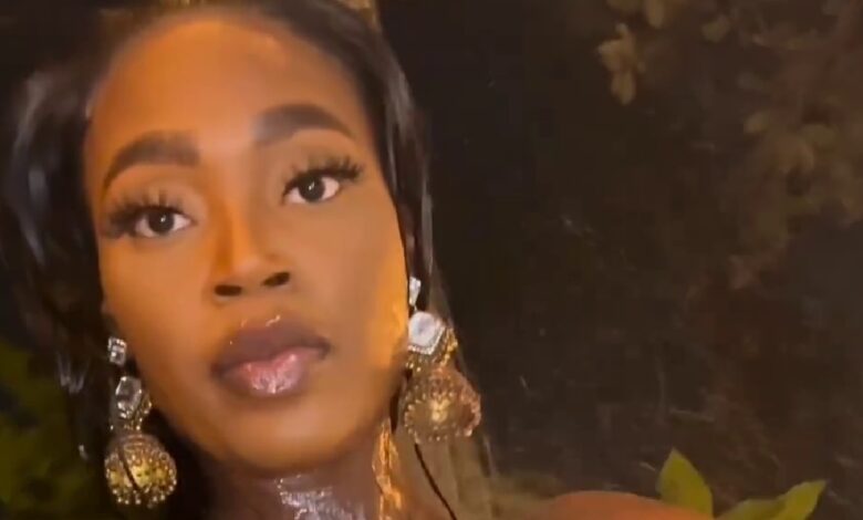 Wet Lady Leaves Men Salivating As Her Goodies Are Seen Clear In Her See-Through Dress While In The Rain (Video)