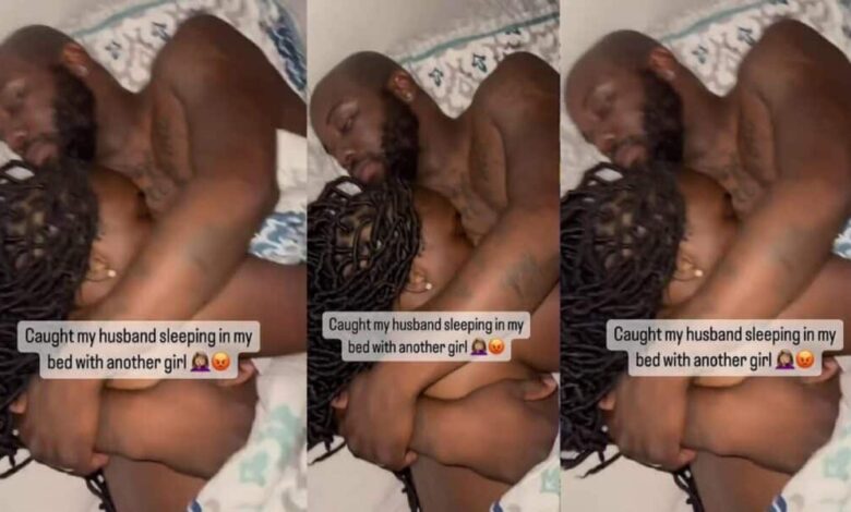 Wife Catches Husband In Bed With His Sidechick Upon Returning From Work