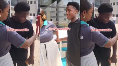 "Ghanaians Praise Nana Ama McBrown for Her Stepmother Skills Displayed in a Viral Video with her step son