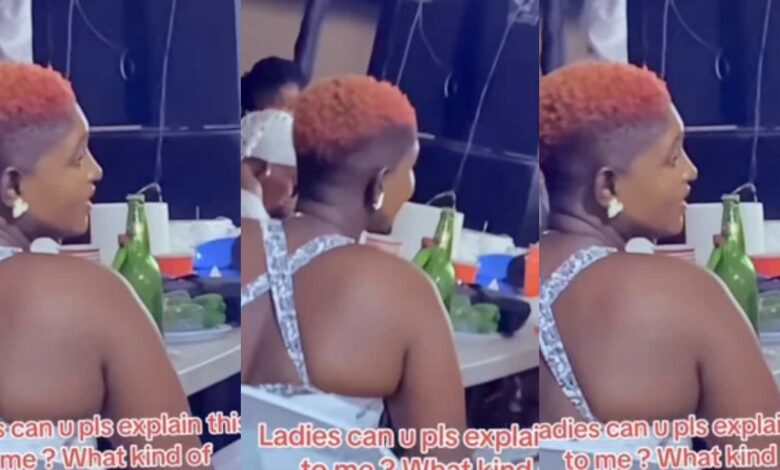 Slay Queen Spotted at a Bar Sporting a Strange-Looking Makeup - Video