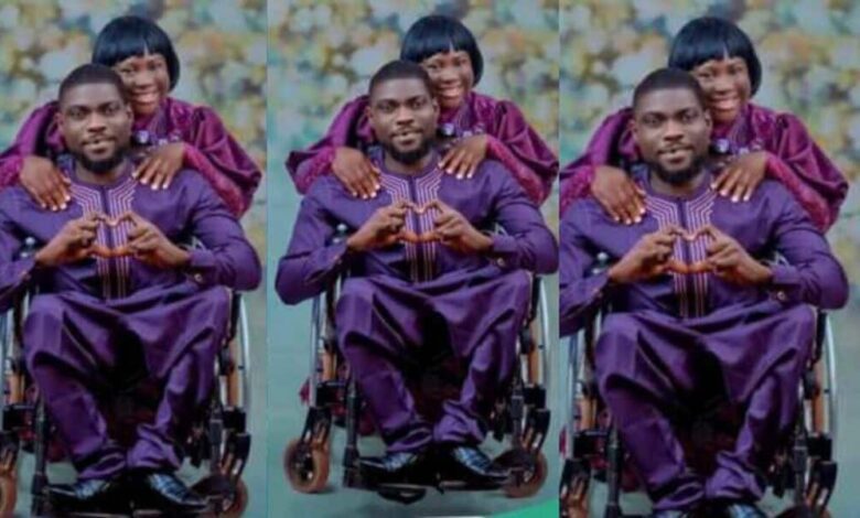 "People Are Saying It Was A Spiritual attack But i don't really know what happened To Me Only God knows" - Crippled Man Kеhindе, Shares His Sad Story As He Marries A Beautiful Woman
