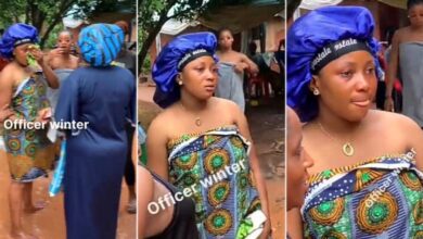 Beautiful Lady Breaks Down In Tears After Rain Destroys Her Dream Wedding