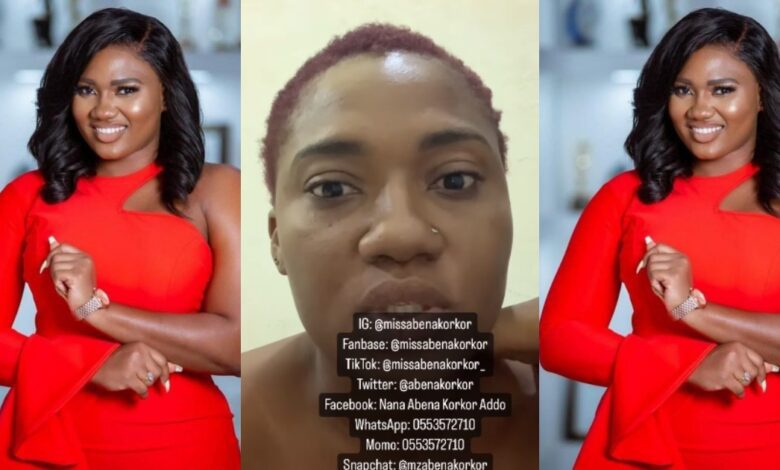 "I've Been Threatened Several Times, I Want To Leave This Country, I Am No Longer Safe" - Abena Korkor Cries Her Video Was Leaked