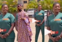 Jealous Ahuofe Patricia Spotted Performing Grooms Lady Duties At Kalybos Wedding